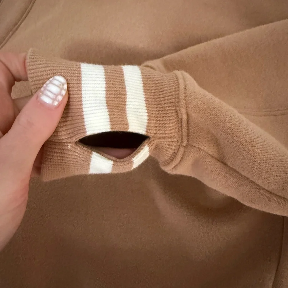 Aerie Brown V-Neck Sweater - Picture 3 of 4